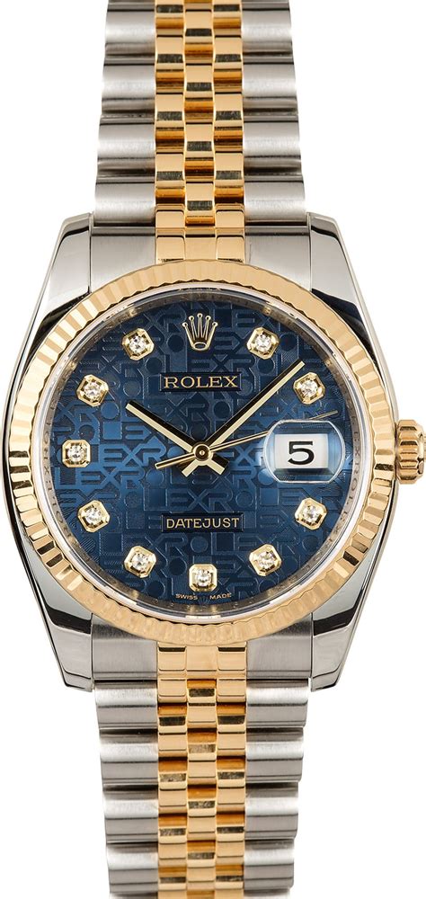 116233 rolex datejust|Rolex Datejust 116233 blue dial.